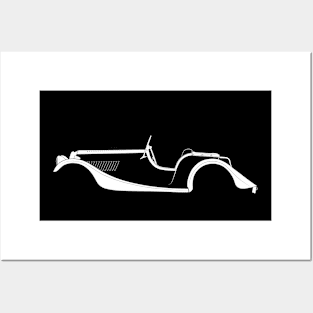 Morgan 4 4 Series I (1946) Silhouette Posters and Art